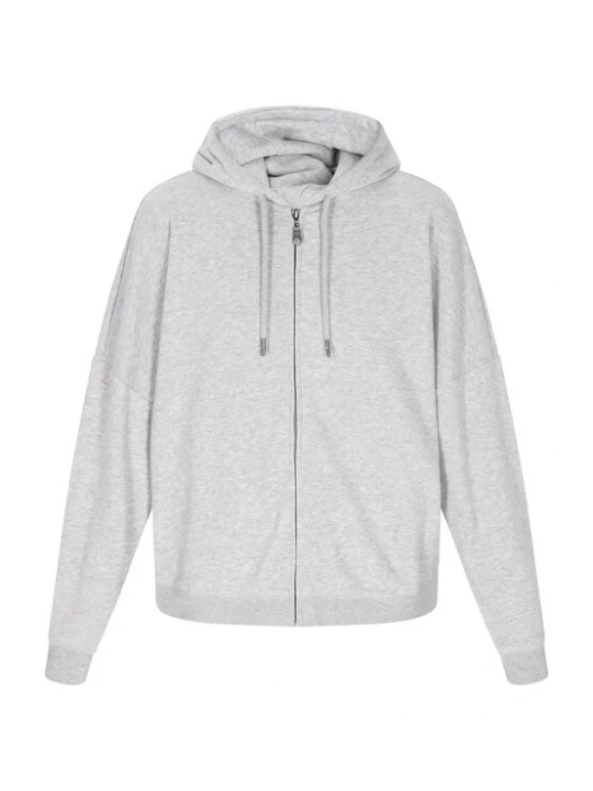 Foto van product DreiMaster Maritim Sweatvest 'Maritim' grijs gemêleerd