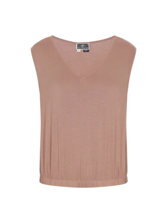 Foto van product DreiMaster Maritim Top 'Everyday Fashion' donkerbeige