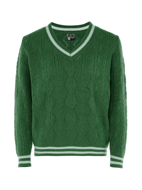 Foto van product DreiMaster Maritim Trui groen / wit
