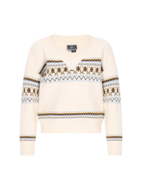 Foto van product DreiMaster Maritim Trui lichtblauw / zwart / wit / offwhite