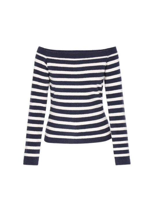 Foto van product DreiMaster Maritim Trui navy / wit