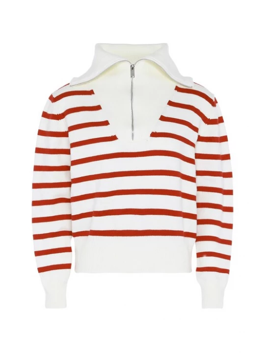 Foto van product DreiMaster Maritim Trui rood / wolwit