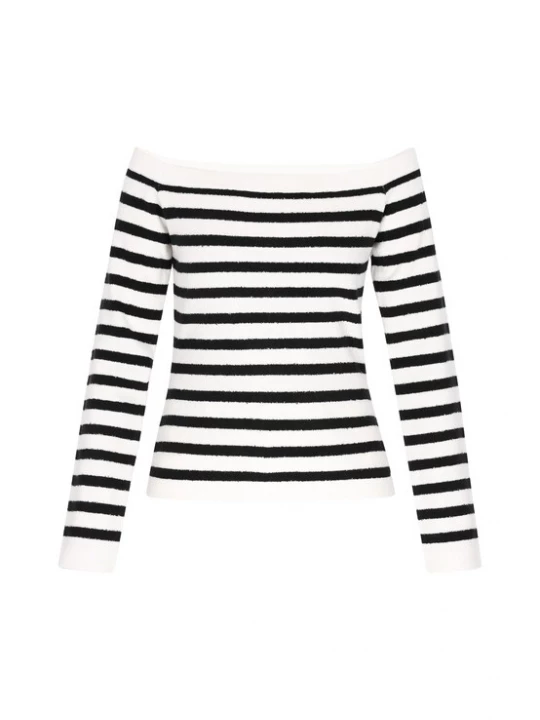 Foto van product DreiMaster Maritim Trui zwart / offwhite