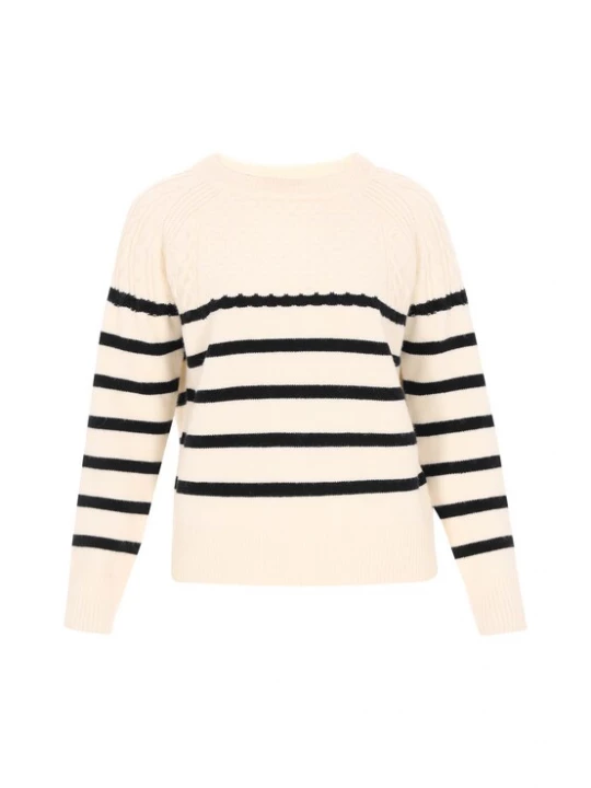 Foto van product DreiMaster Maritim Trui zwart / offwhite