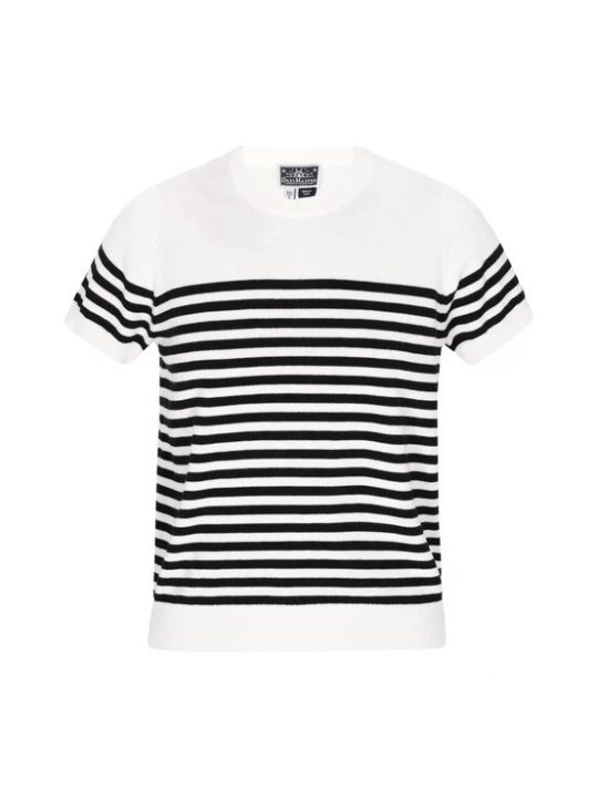 Foto van product DreiMaster Maritim Trui zwart / offwhite