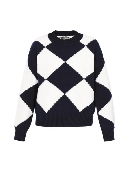 Foto van product DreiMaster Maritim Trui zwart / offwhite