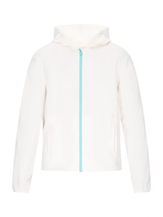 Foto van product hoona Tussenjas turquoise / wit