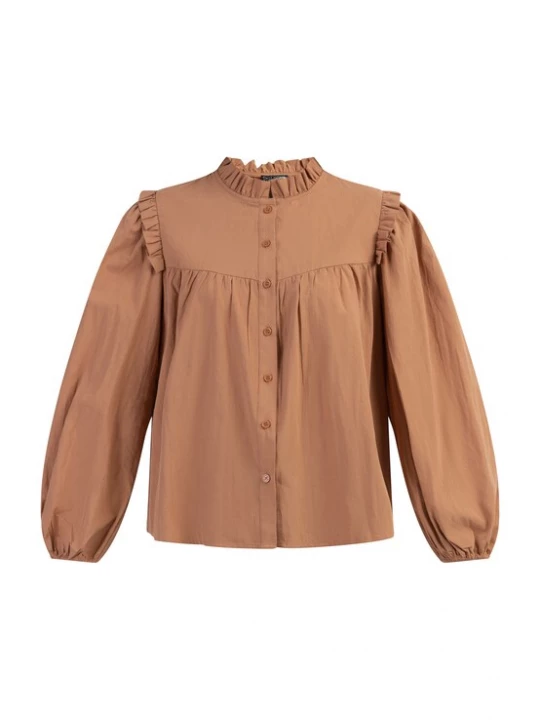 Foto van product DreiMaster Vintage Blouse 'Abrel' bruin