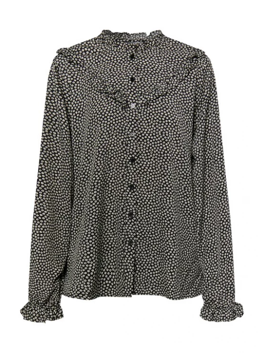 Foto van product DreiMaster Vintage Blouse beige / zwart