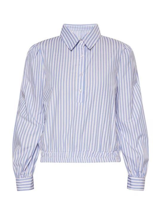 Foto van product DreiMaster Vintage Blouse blauw / wit