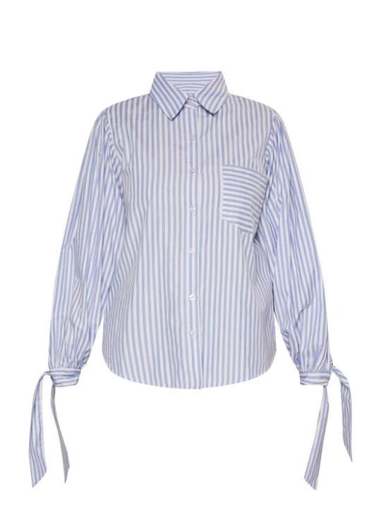 Foto van product DreiMaster Vintage Blouse blauw / wit