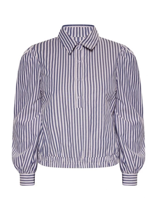 Foto van product DreiMaster Vintage Blouse blauw / wit