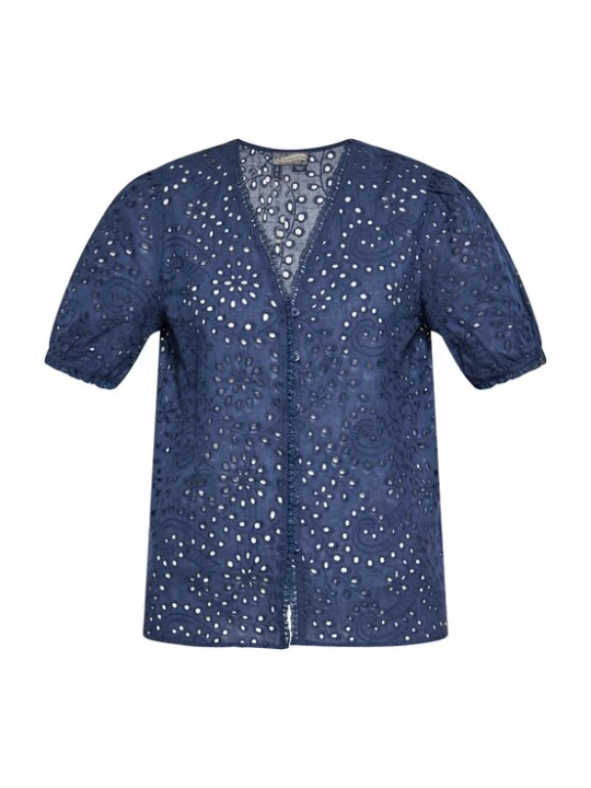 Foto van product DreiMaster Vintage Blouse donkerblauw