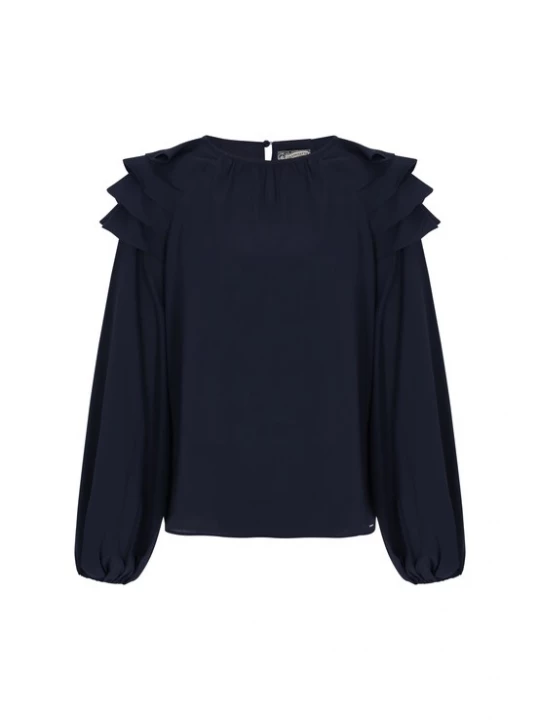 Foto van product DreiMaster Vintage Blouse donkerblauw