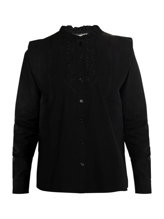 Foto van product DreiMaster Vintage Blouse 'Incus' zwart