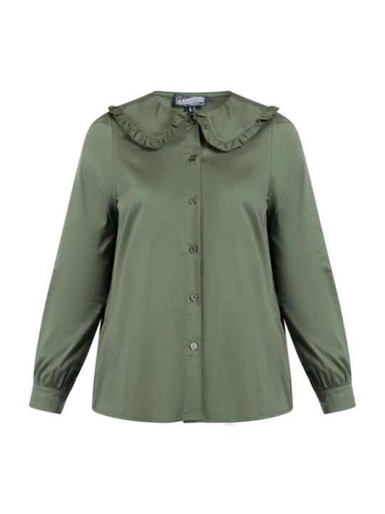 Foto van product DreiMaster Vintage Blouse olijfgroen
