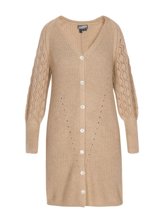 Foto van product DreiMaster Vintage Gebreid vest beige