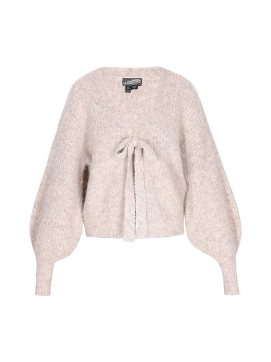 Foto van product DreiMaster Vintage Gebreid vest beige / beige gemêleerd