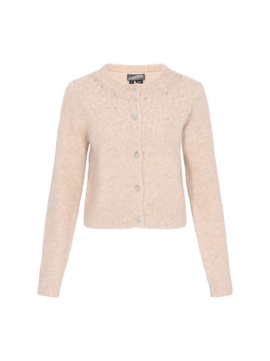 Foto van product DreiMaster Vintage Gebreid vest beige gemêleerd