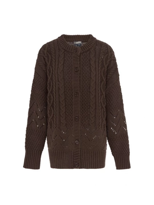 Foto van product DreiMaster Vintage Gebreid vest bruin