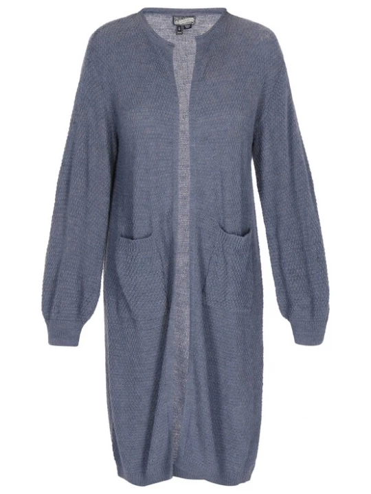 Foto van product DreiMaster Vintage Gebreid vest 'Comfy' basaltgrijs