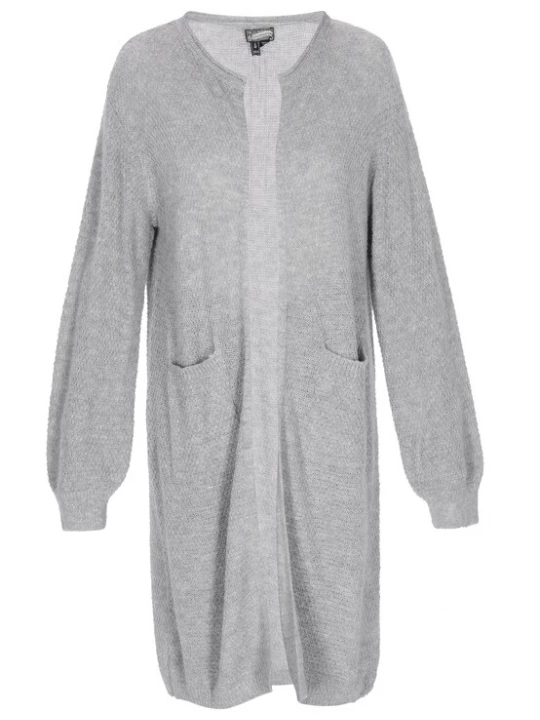 Foto van product DreiMaster Vintage Gebreid vest 'Comfy' grijs