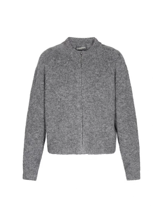 Foto van product DreiMaster Vintage Gebreid vest grijs gemêleerd