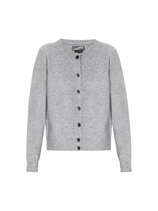 Foto van product DreiMaster Vintage Gebreid vest grijs gemêleerd