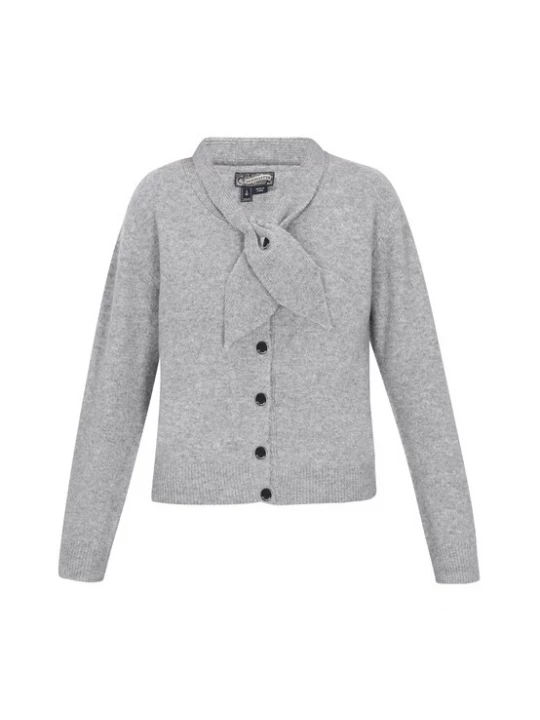 Foto van product DreiMaster Vintage Gebreid vest grijs gemêleerd