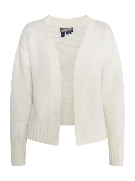 Foto van product DreiMaster Vintage Gebreid vest 'Incus' wolwit