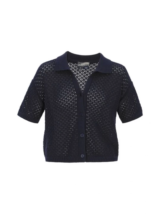 Foto van product DreiMaster Vintage Gebreid vest nachtblauw
