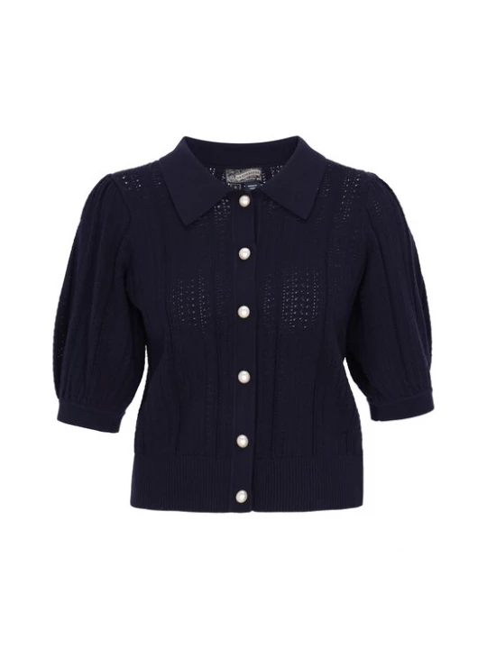 Foto van product DreiMaster Vintage Gebreid vest navy