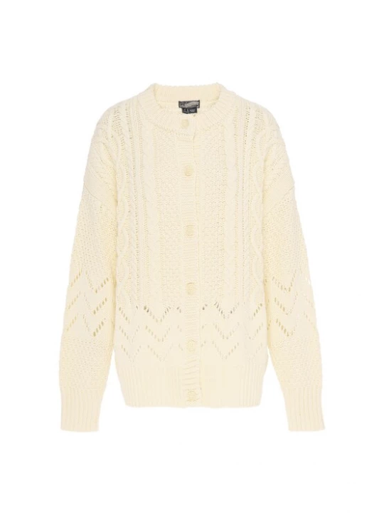 Foto van product DreiMaster Vintage Gebreid vest offwhite
