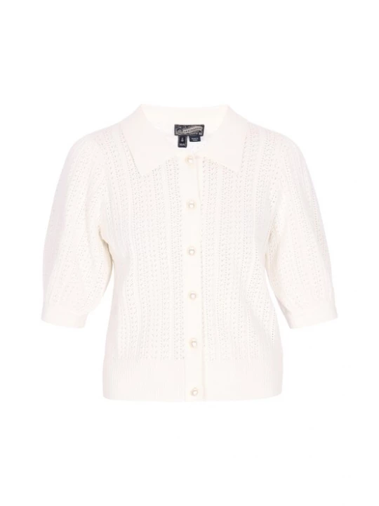 Foto van product DreiMaster Vintage Gebreid vest offwhite