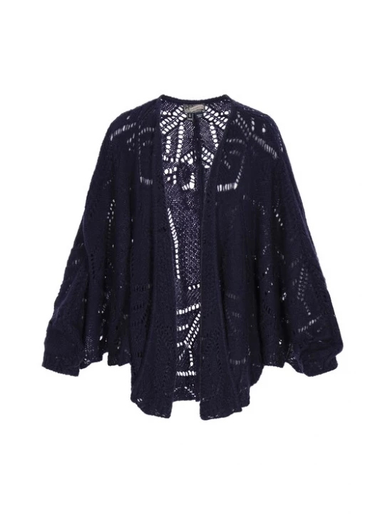 Foto van product DreiMaster Vintage Gebreid vest 'Vintage' navy