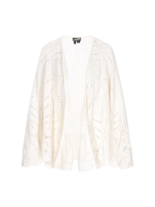 Foto van product DreiMaster Vintage Gebreid vest 'Vintage' offwhite
