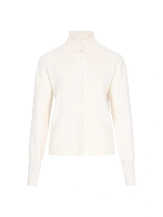 Foto van product DreiMaster Vintage Gebreid vest 'Vintage' offwhite