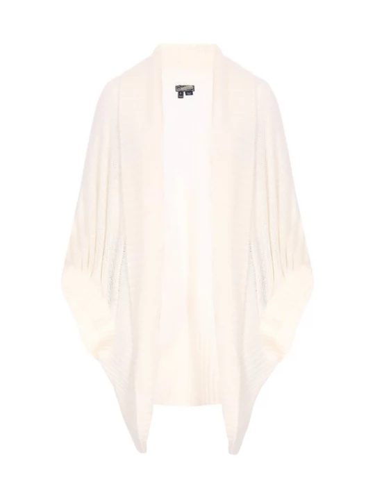 Foto van product DreiMaster Vintage Gebreid vest 'Vintage' wolwit