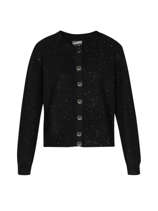 Foto van product DreiMaster Vintage Gebreid vest 'Vintage' zwart