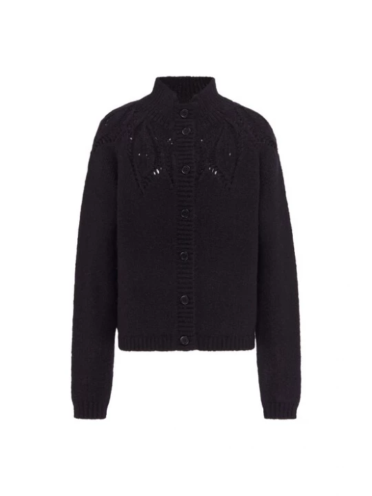 Foto van product DreiMaster Vintage Gebreid vest 'Vintage' zwart