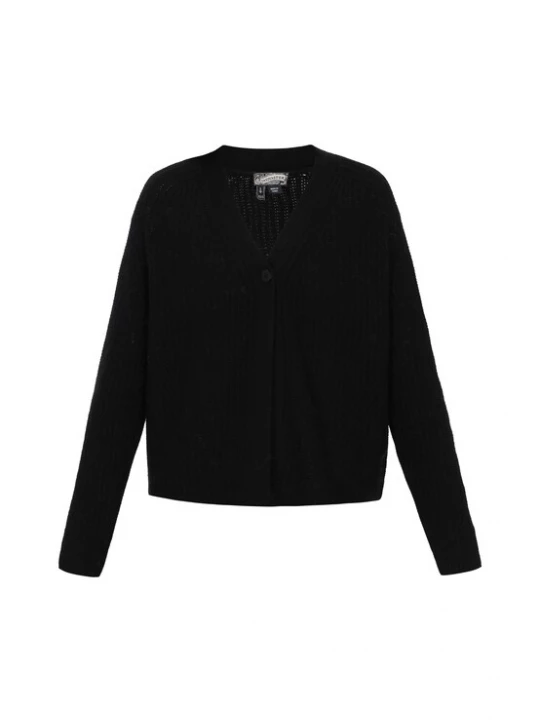 Foto van product DreiMaster Vintage Gebreid vest 'Vintage' zwart