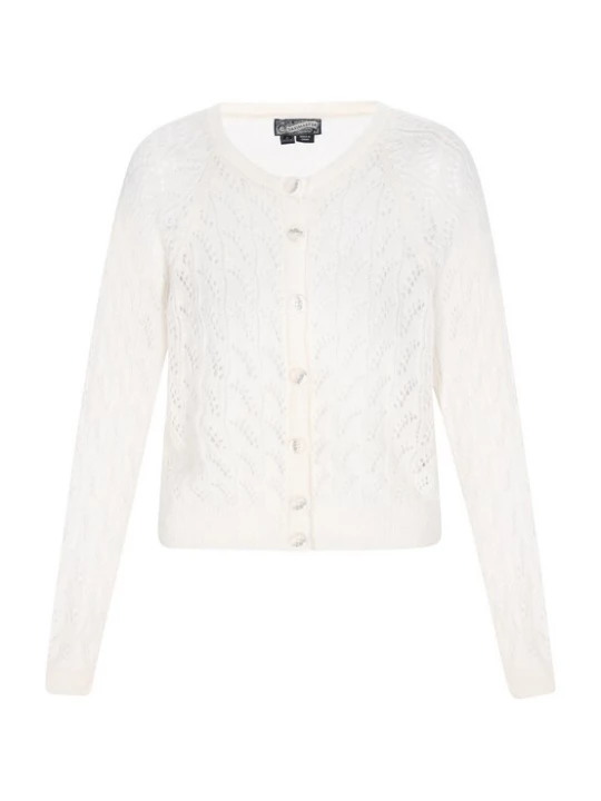 Foto van product DreiMaster Vintage Gebreid vest wolwit