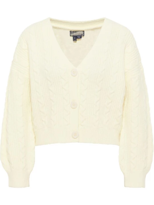 Foto van product DreiMaster Vintage Gebreid vest wolwit