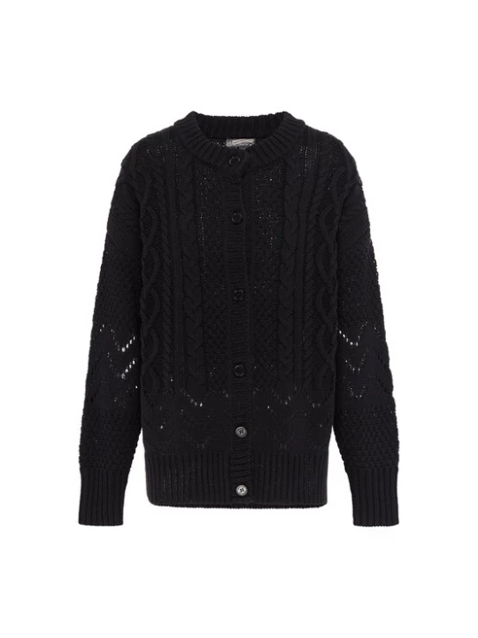 Foto van product DreiMaster Vintage Gebreid vest zwart