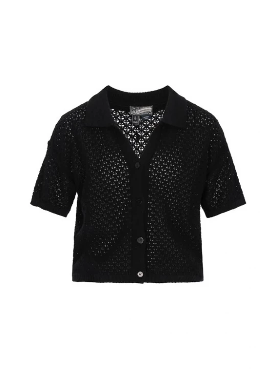 Foto van product DreiMaster Vintage Gebreid vest zwart