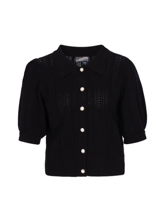 Foto van product DreiMaster Vintage Gebreid vest zwart