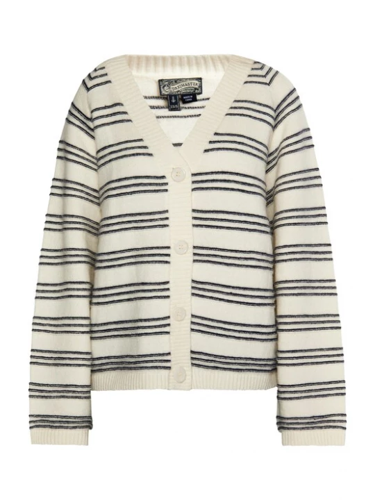Foto van product DreiMaster Vintage Gebreid vest zwart / wolwit