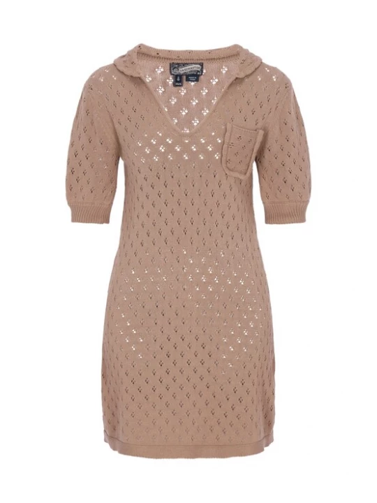 Foto van product DreiMaster Vintage Gebreide jurk taupe