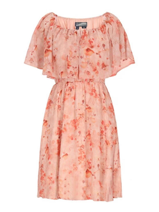 Foto van product DreiMaster Vintage Jurk abrikoos / rosa