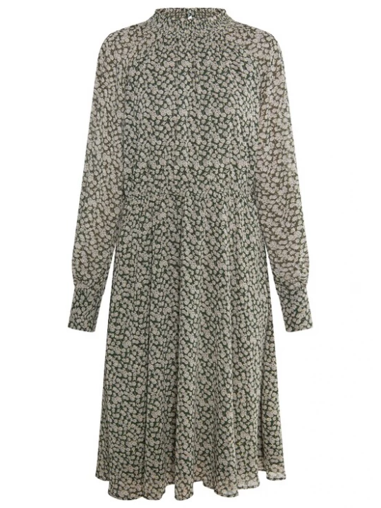 Foto van product DreiMaster Vintage Jurk beige / groen gemêleerd